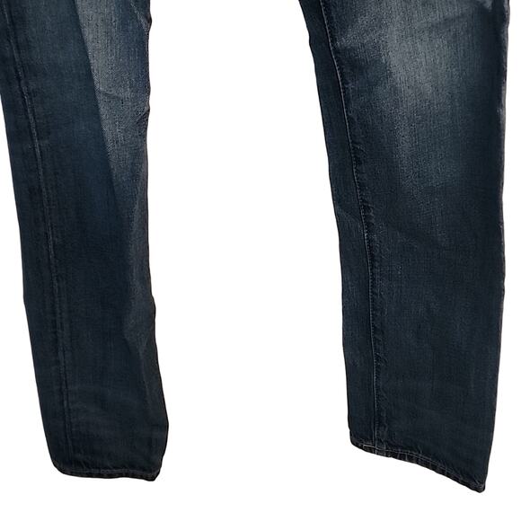 Abercrombie & Fitch Skinny Jeans, 28x30, Dark Wash Distressed - Picture 3 of 7